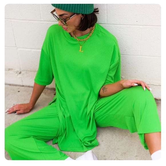 Dressed in LALA Pants - Vibrant Green Women's Jumpsuit